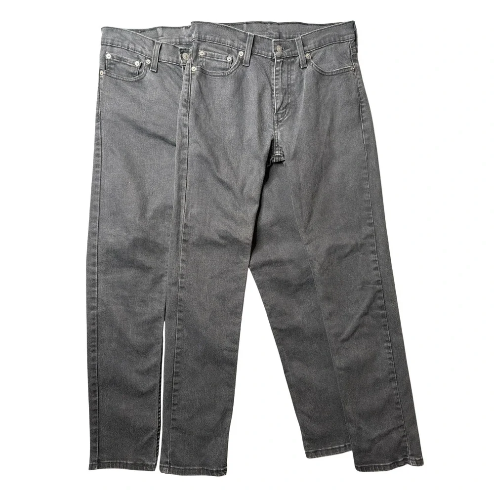 Levi's Jeans Mens 29x32 511 Slim Fit 2 Pack Gray Charcoal Denim Water Less Pants